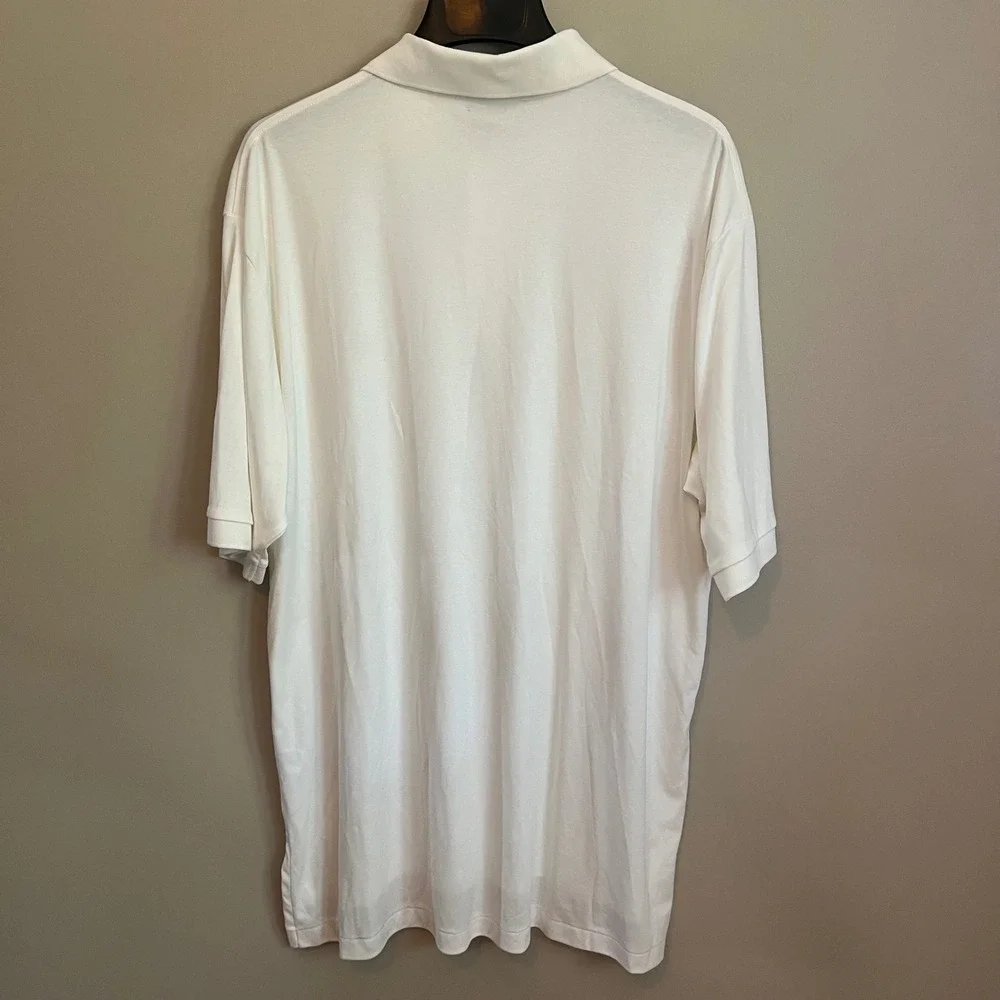 Polo Ralph Lauren White Pima Soft Touch Cotton Polo Shirt Mens XLT Tall Pony